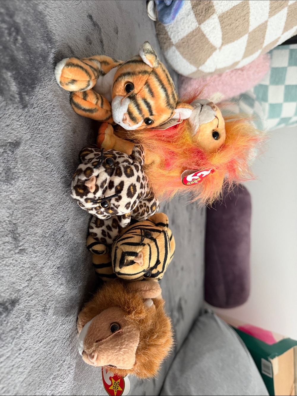 Ty Beanie Babies-big cat collection